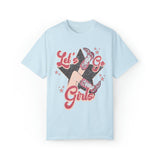 Let's Go Girls Comfort Colors Nashville Bachelorette Western Graphic Tshirt Dress