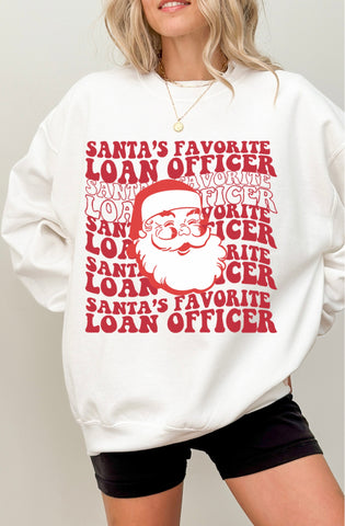 Mortgage Loan Officer Christmas Sweatshirt, Funny Loan Officer Shirt