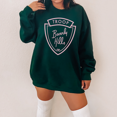 Troop Beverly Hills Sweatshirt, Pink California Sweater, Phyllis Nefler Wilderness Girls Hoodie, Troop Beverly Hills Pullover,Preppy Gift